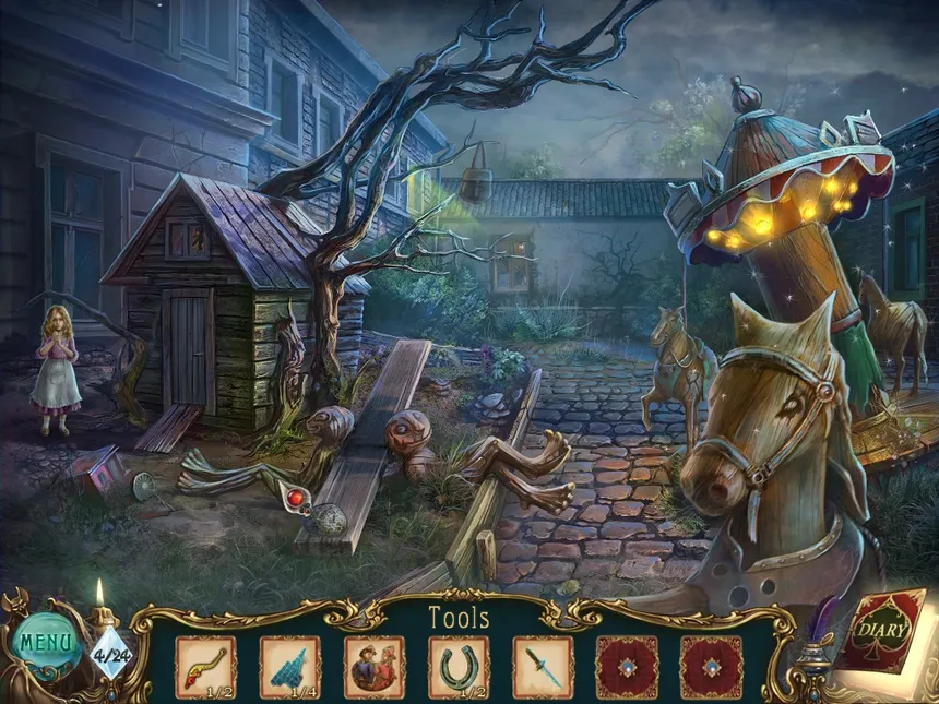 Скриншот 2 к игре Haunted Legends: The Bronze Horseman Collector's Edition