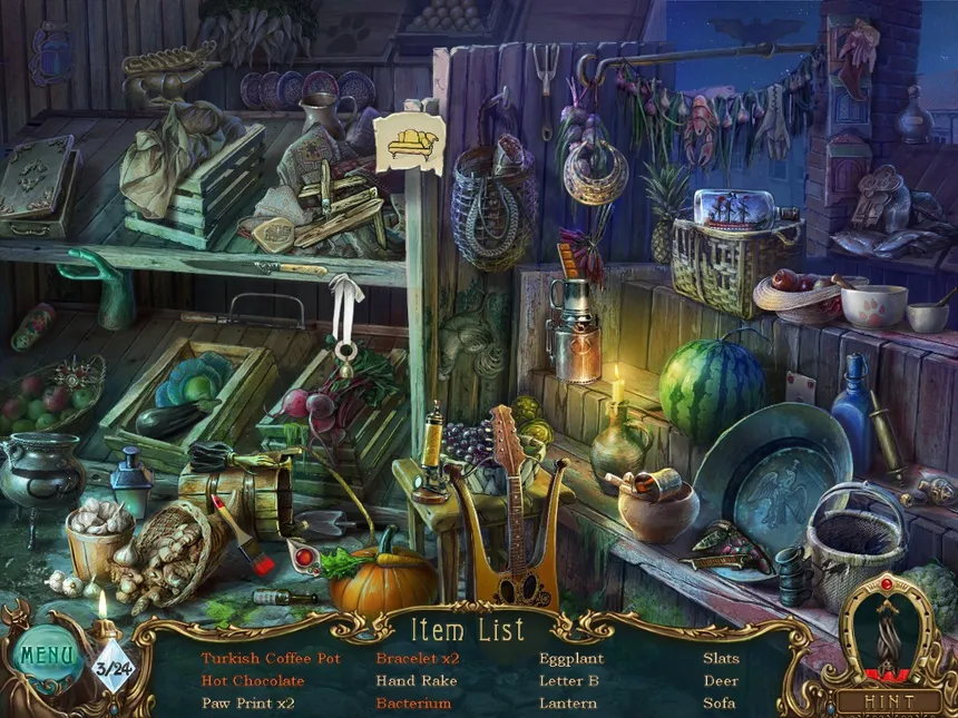 Скриншот 3 к игре Haunted Legends: The Bronze Horseman Collector's Edition