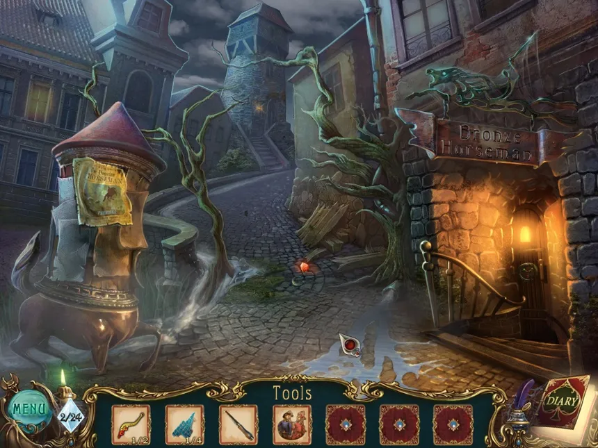 Скриншот 6 к игре Haunted Legends: The Bronze Horseman Collector's Edition