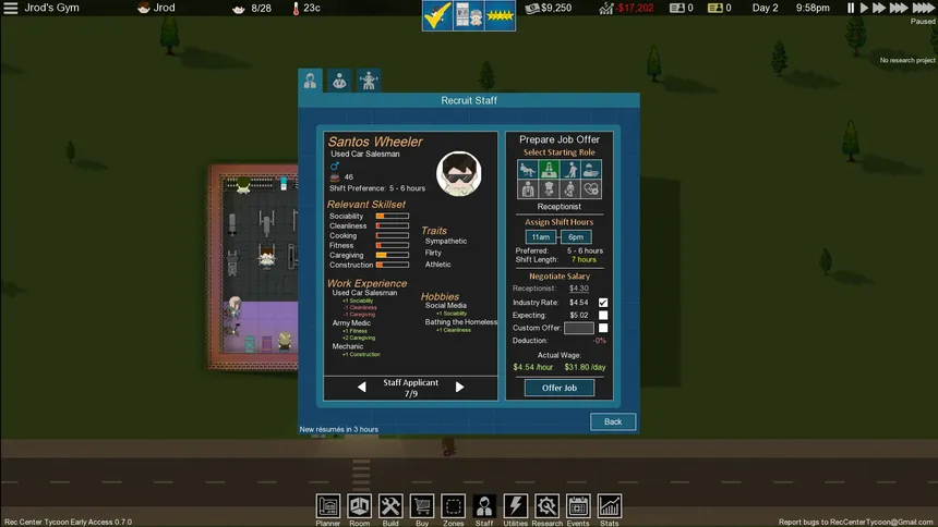 Скриншот 5 к игре Rec Center Tycoon - Management Simulator