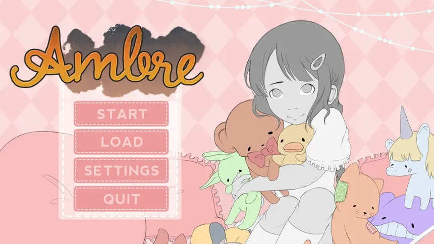 Скриншот 1 к игре Ambre - a heartbreaking kinetic novel