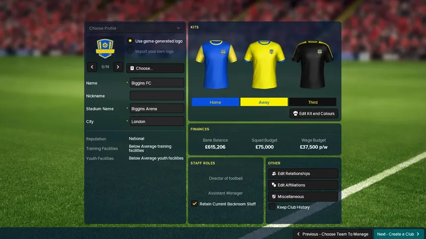 Скриншот 2 к игре Football Manager Touch 2018