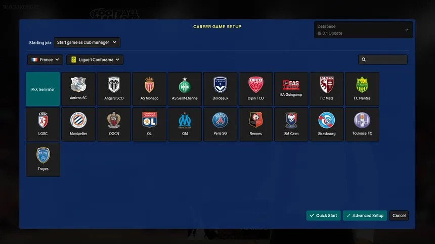 Скриншот 3 к игре Football Manager Touch 2018