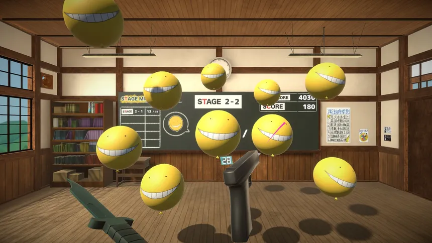Скриншот 3 к игре Assassination ClassroomVR Balloon Challenge Time