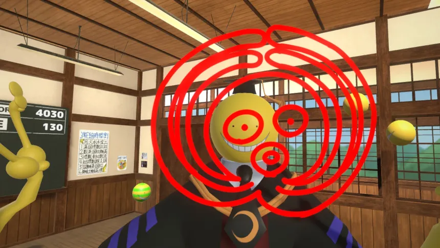 Скриншот 4 к игре Assassination ClassroomVR Balloon Challenge Time