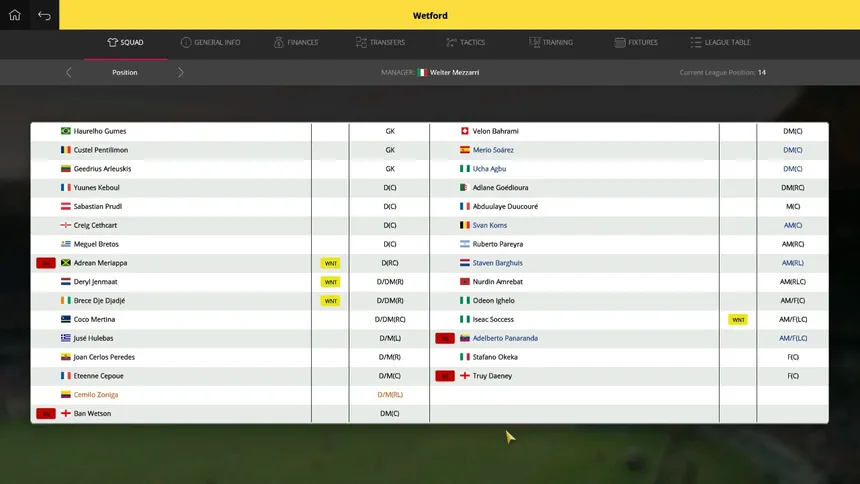 Скриншот 1 к игре Global Soccer: A Management Game 2017