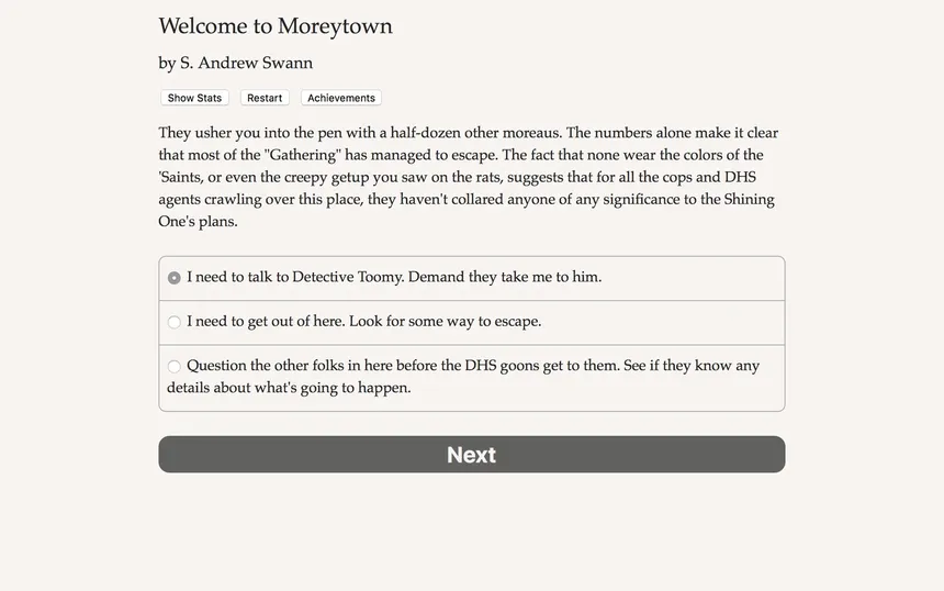 Скриншот 2 к игре Welcome to Moreytown