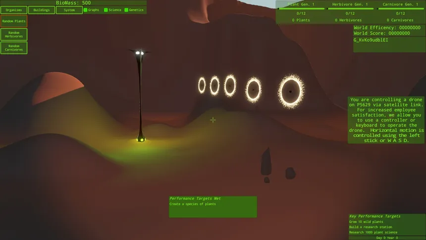 Скриншот 1 к игре Intelligent Design: An Evolutionary Sandbox