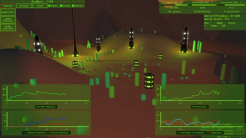 Скриншот 3 к игре Intelligent Design: An Evolutionary Sandbox