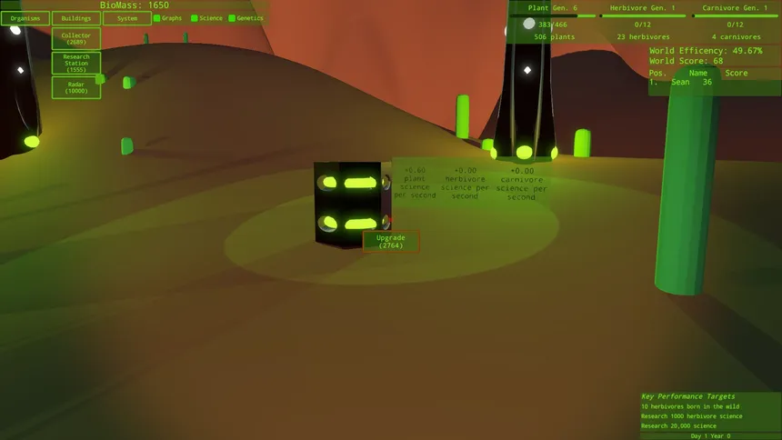 Скриншот 4 к игре Intelligent Design: An Evolutionary Sandbox