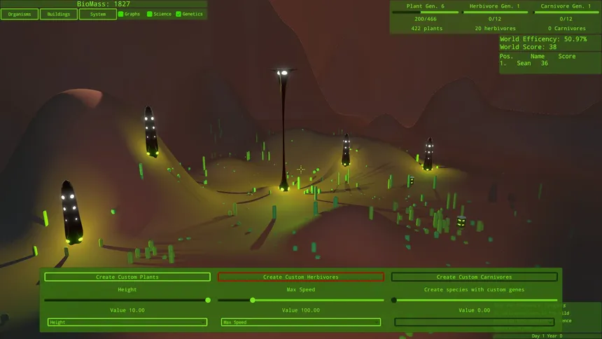 Скриншот 6 к игре Intelligent Design: An Evolutionary Sandbox