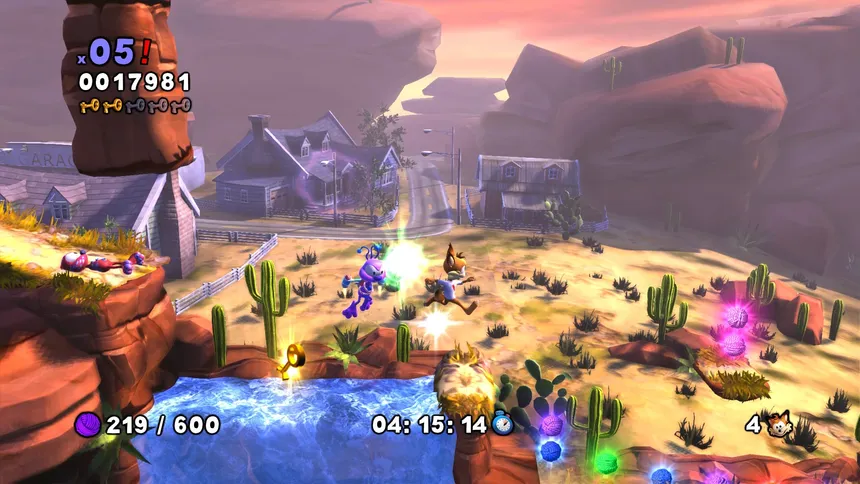 Скриншот 3 к игре Bubsy: The Woolies Strike Back