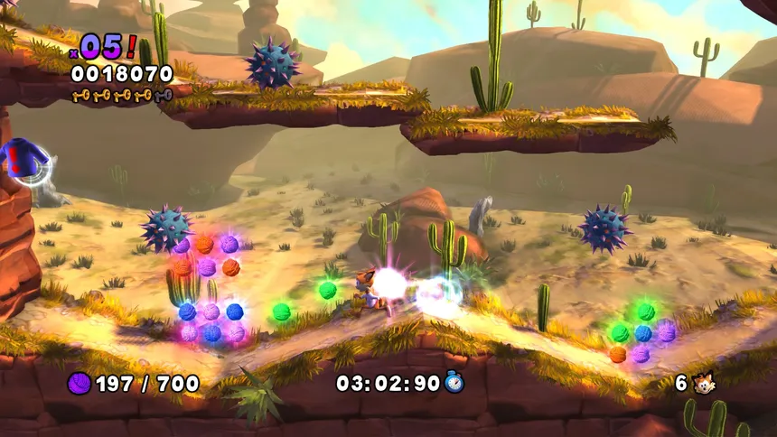 Скриншот 4 к игре Bubsy: The Woolies Strike Back