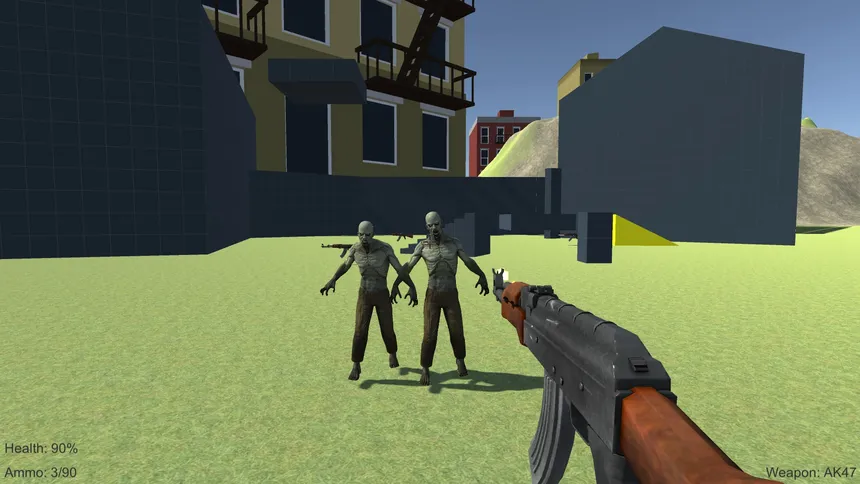 Скриншот 1 к игре Multiplayer FPS Tutorial Demo