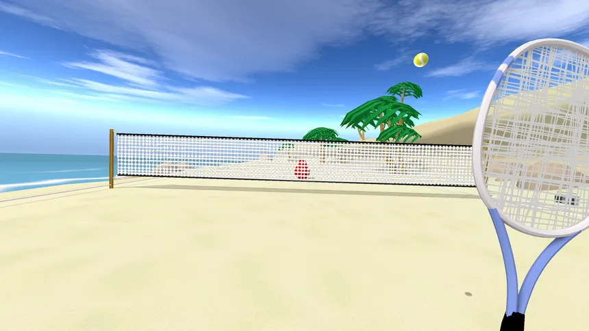 Скриншот 1 к игре Blobby Tennis