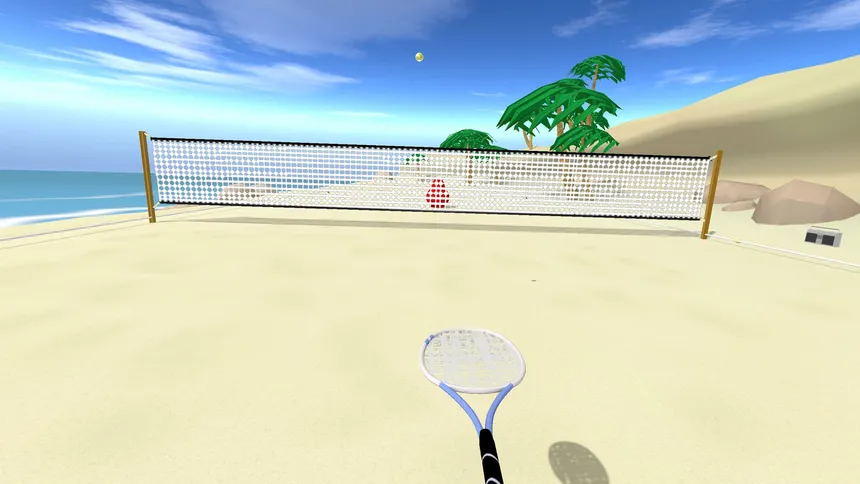 Скриншот 2 к игре Blobby Tennis