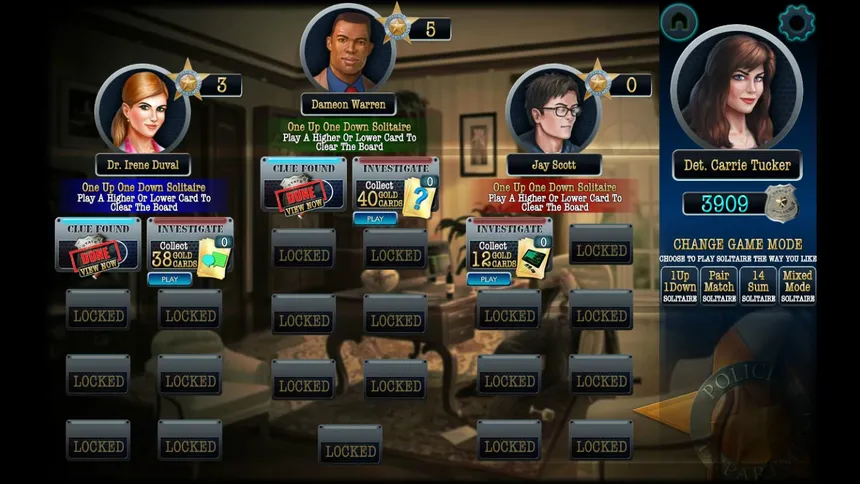 Скриншот 2 к игре Double Clue: Solitaire Stories
