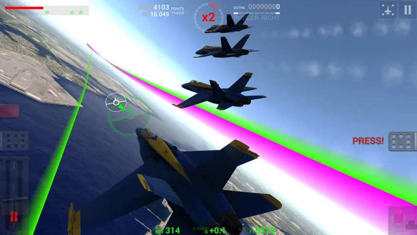 Скриншот 4 к игре Blue Angels Aerobatic Flight Simulator