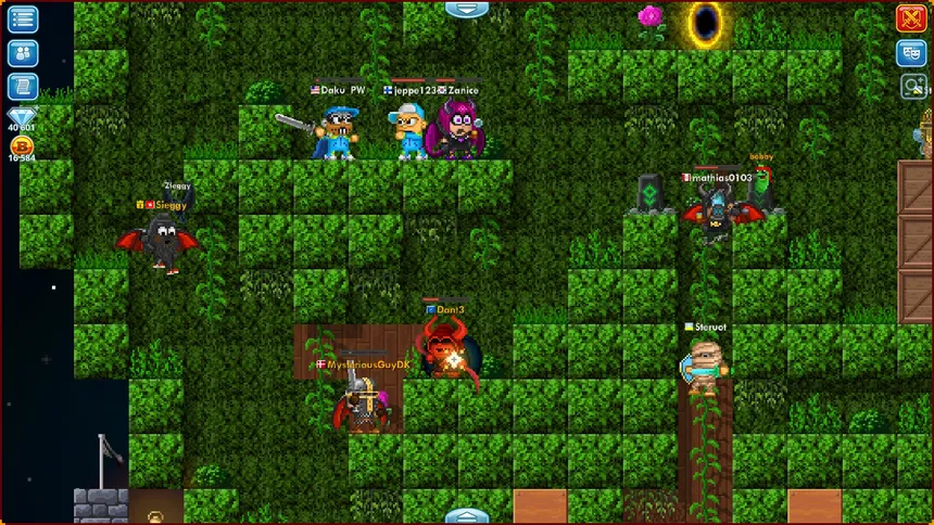 Скриншот 2 к игре Pixel Worlds: MMO Sandbox