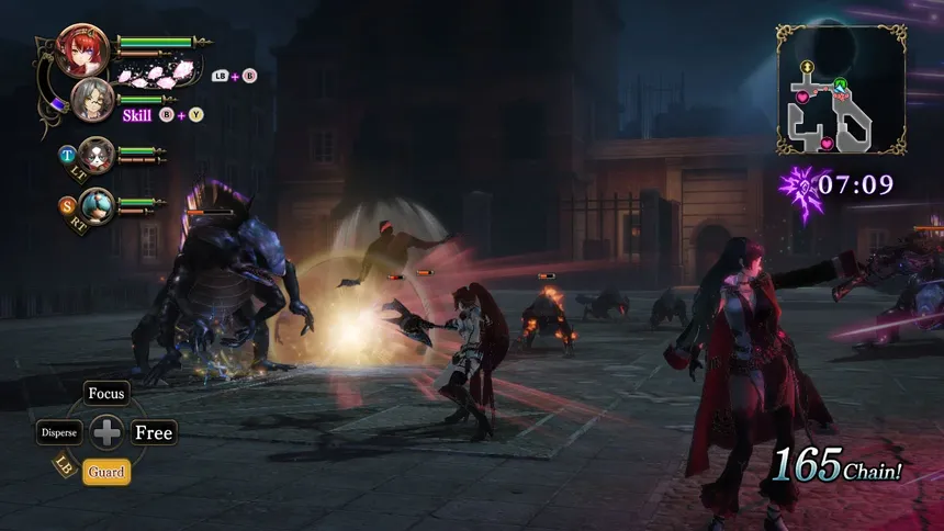 Скриншот 3 к игре Nights of Azure 2: Bride of the New Moon