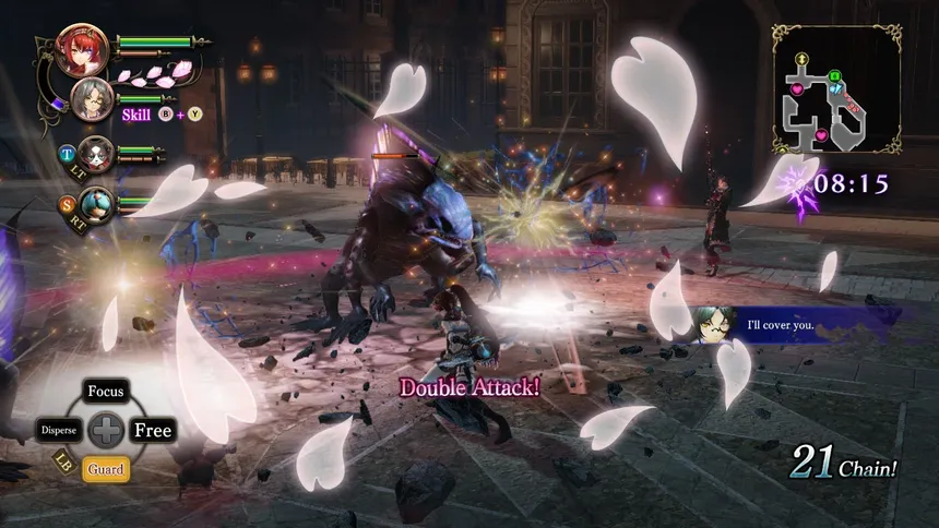 Скриншот 8 к игре Nights of Azure 2: Bride of the New Moon