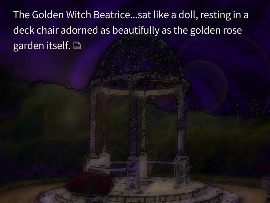 Скриншот 1 к игре Umineko When They Cry - Answer Arcs