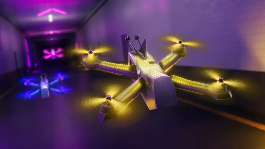 Скриншот 1 к игре The Drone Racing League Simulator