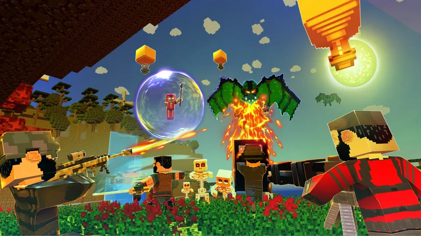 Скриншот 6 к игре Block Survival: Legend of the Lost Islands