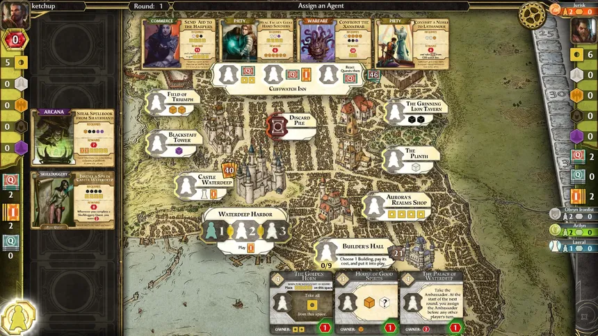 Скриншот 2 к игре D&D Lords of Waterdeep