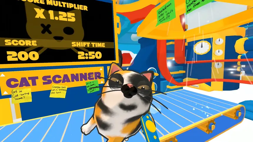 Скриншот 1 к игре Cat Sorter VR