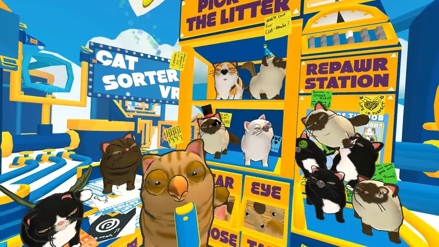 Скриншот 7 к игре Cat Sorter VR