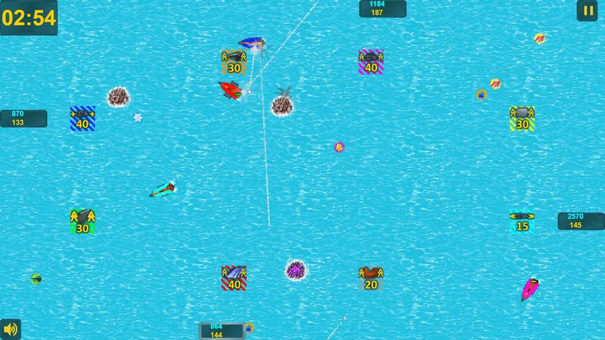 Скриншот 1 к игре OneScreen Solar Sails