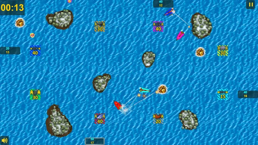 Скриншот 4 к игре OneScreen Solar Sails
