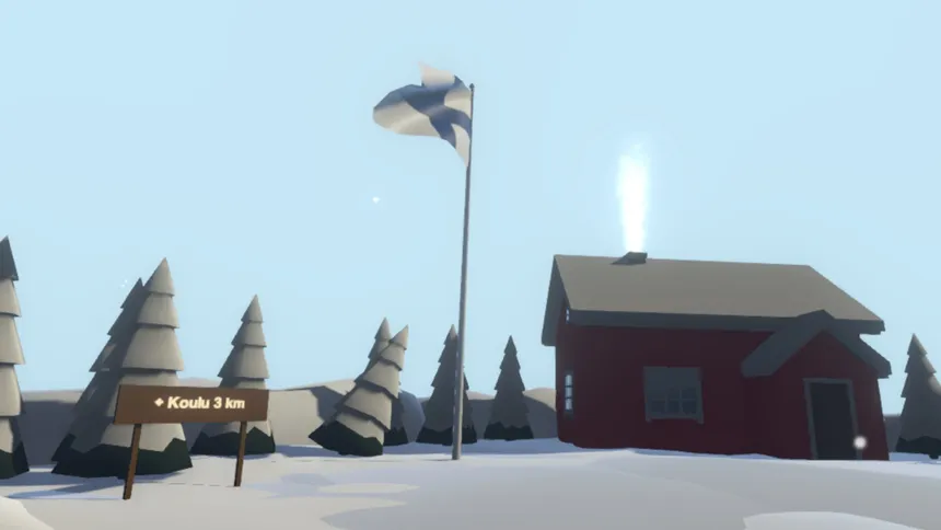 Скриншот 1 к игре Uphill Skiing