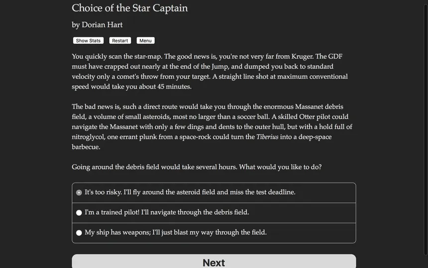 Скриншот 2 к игре Choice of the Star Captain