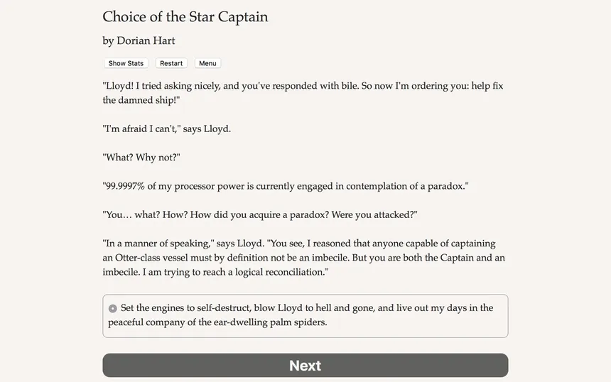 Скриншот 3 к игре Choice of the Star Captain