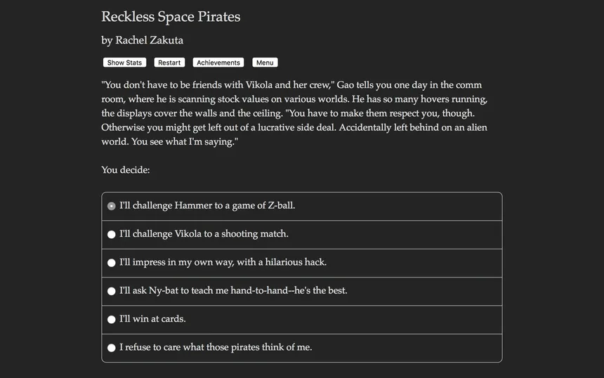Скриншот 2 к игре Reckless Space Pirates