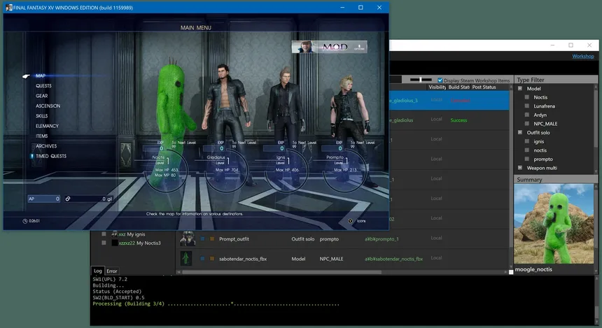 Скриншот 7 к игре FINAL FANTASY XV WINDOWS EDITION MOD ORGANIZER
