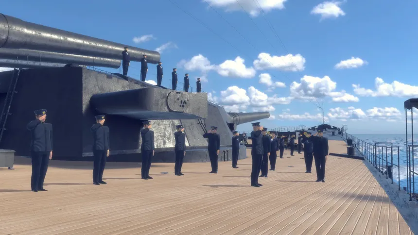 Скриншот 2 к игре VR Battleship YAMATO