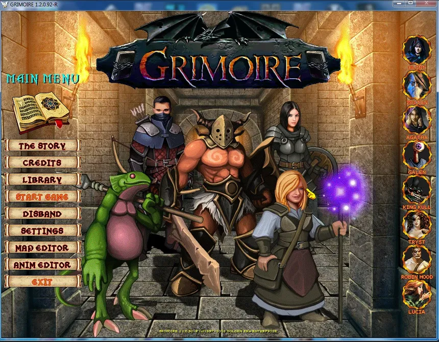 Скриншот 1 к игре Grimoire : Heralds of the Winged Exemplar (V2)