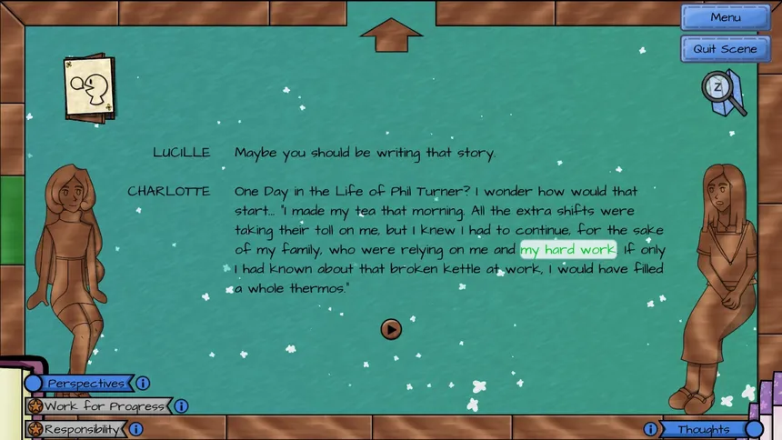 Скриншот 6 к игре Dialogue: A Writer's Story