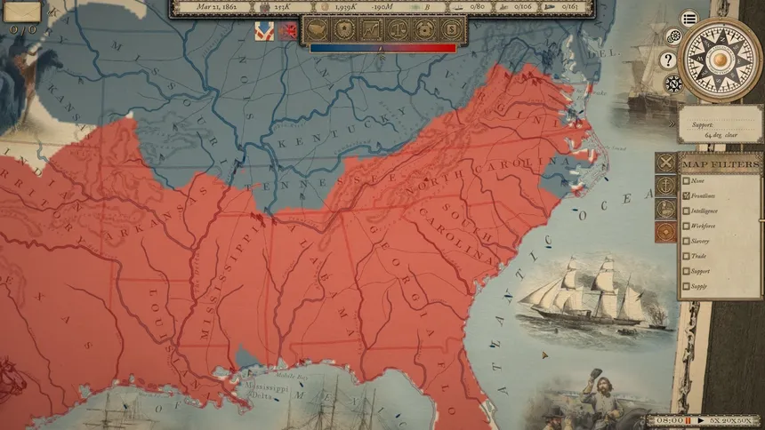 Скриншот 3 к игре Grand Tactician: The Civil War (1861-1865)