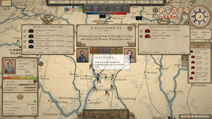 Скриншот 4 к игре Grand Tactician: The Civil War (1861-1865)
