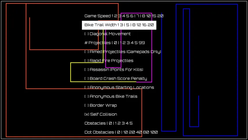 Скриншот 1 к игре Simple Light Cycles