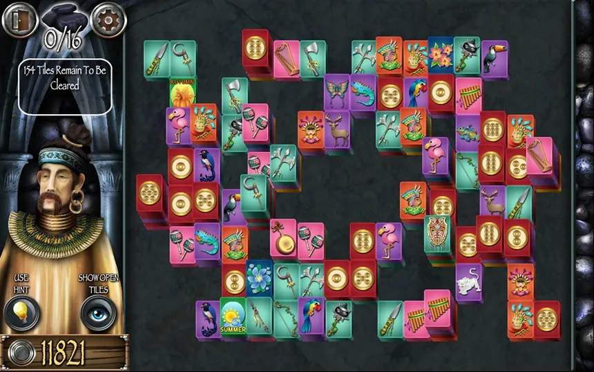 Скриншот 1 к игре Mahjong Masters: Temple of the Ten Gods