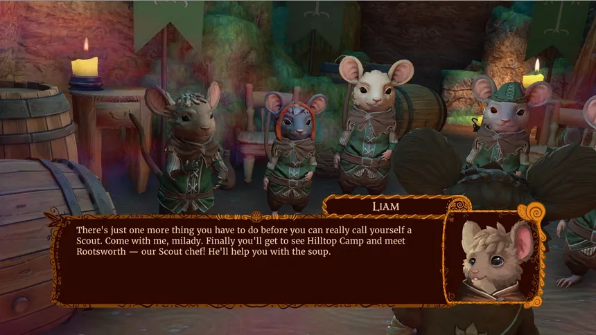 Скриншот 5 к игре The Lost Legends of Redwall: The Scout Act 1