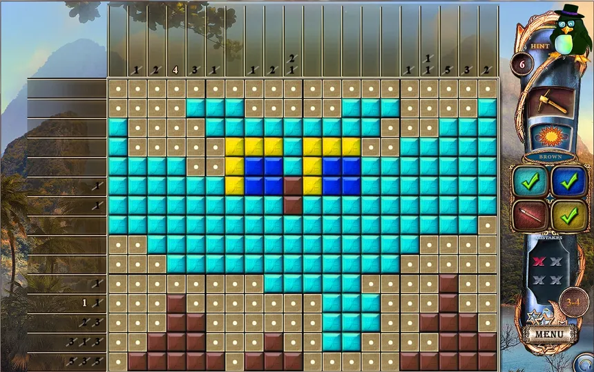 Скриншот 2 к игре Fantasy Mosaics 15: Ancient Land
