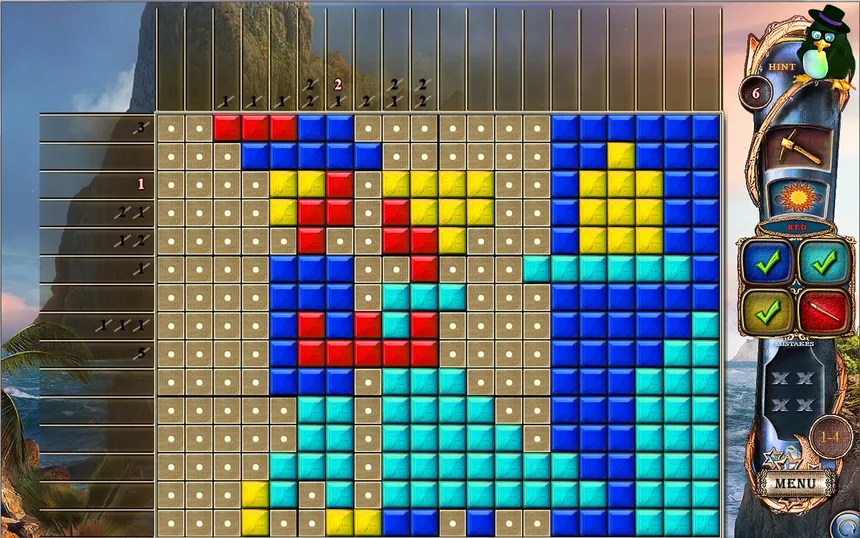 Скриншот 3 к игре Fantasy Mosaics 15: Ancient Land