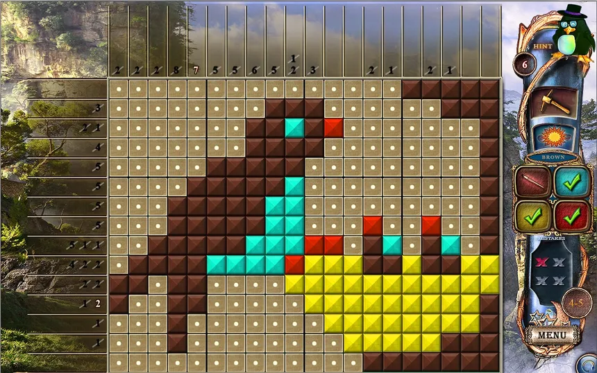 Скриншот 4 к игре Fantasy Mosaics 15: Ancient Land