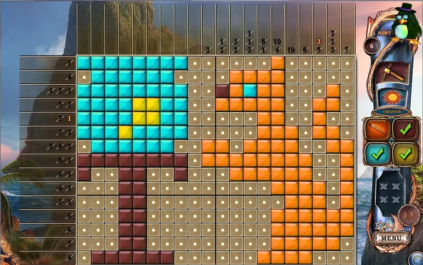 Скриншот 6 к игре Fantasy Mosaics 15: Ancient Land